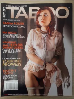 Hustlers Taboo Magazine - September / October 2018 - ft Sabina Rouge